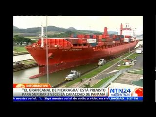 Nicaragua anuncia que construirá un canal tres veces más grande que el de Panamá