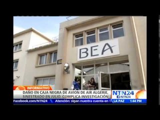 Fallo en caja negra complica la investigación del accidente del vuelo de Air Algerie en Mali