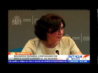 Sacerdote que contrajo el virus del Ébola en África llega a España en situación clínica estable