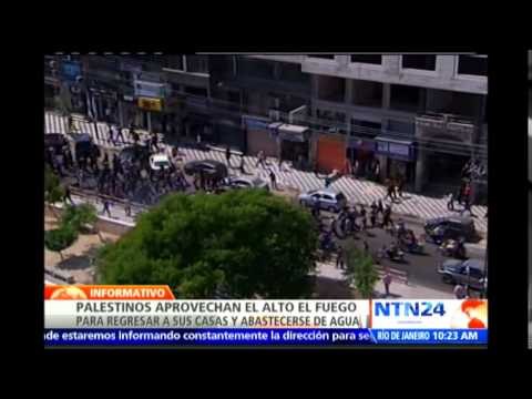 Primer día del cese al fuego en Gaza es respetado por Israel y las milicias palestinas