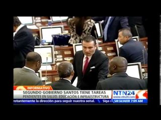 Estos son los siete ejes esenciales que marcarán el segundo mandato presidencial de Santos