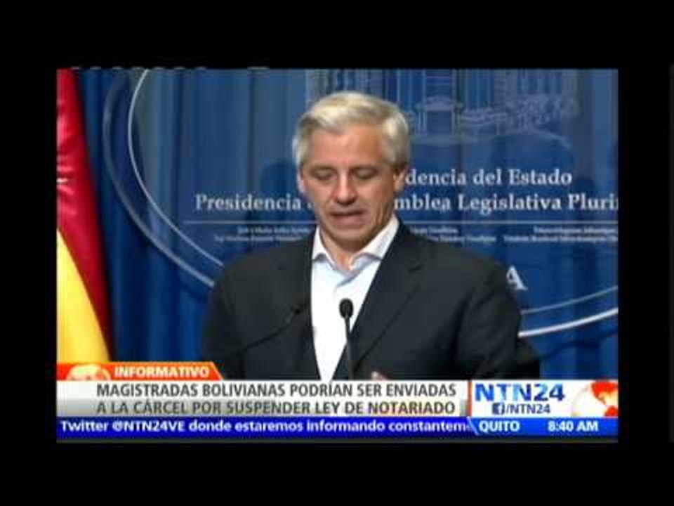 Magistradas bolivianas podrían ser llevadas a prisión por presunto “incumplimiento de deberes”