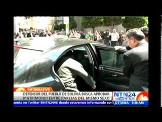Controversial iniciativa en Bolivia que busca la aprobación del matrimonio homosexual
