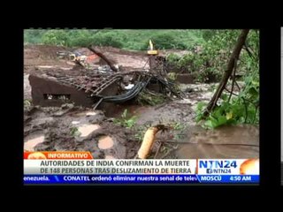 Elevan a 148 la cifra de muertos en el corrimiento de tierra en la India