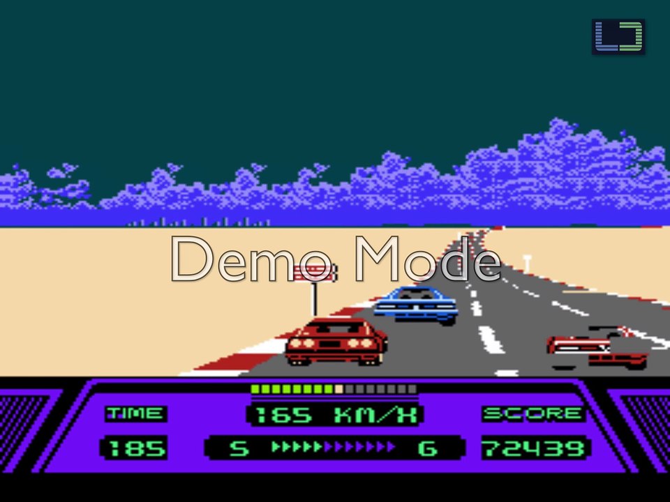 Beating The Final Course in Rad Racer for NES