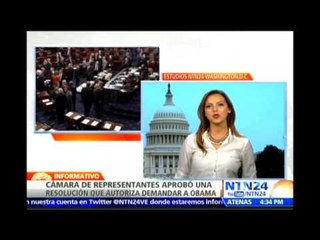 Cámara baja de EE.UU. aprueba plan republicano para entablar una demanda federal contra Obama