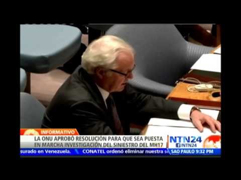 ONU aprueba resolución para la investigación y trato digno a restos humanos del vuelo MH17