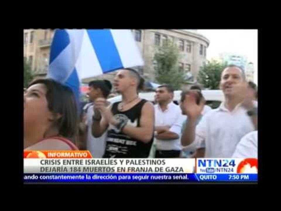 Enfrentamientos en la Franja de Gaza dejan al menos 184 muertos y más de 1.000 heridos