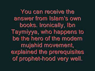 The perverse sexual habits of the Prophet Muhammad