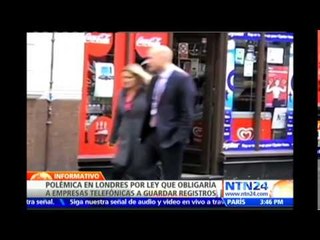 Primer ministro británico propone ley que obligaría a empresas telefónicas a guardar registros
