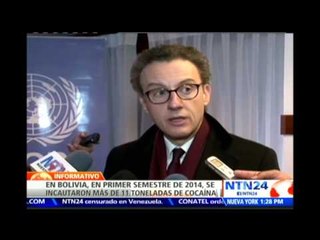 Once toneladas de cocaína han sido incautadas en el primer semestre del 2014 en Bolivia