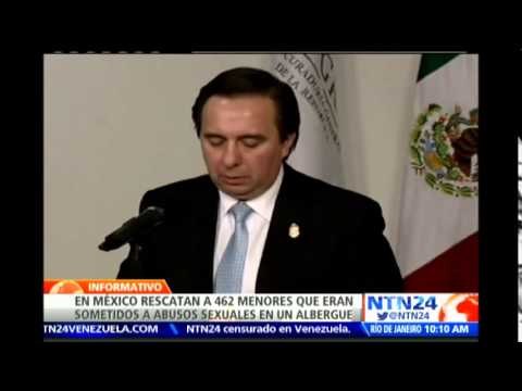 Autoridades mexicanas rescatan a 462 menores que eran sometidos a abusos sexuales en un albergue