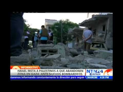 Ejército israelí hace un llamado a palestinos para que abandonen zona de Gaza ante nuevos bombardeos