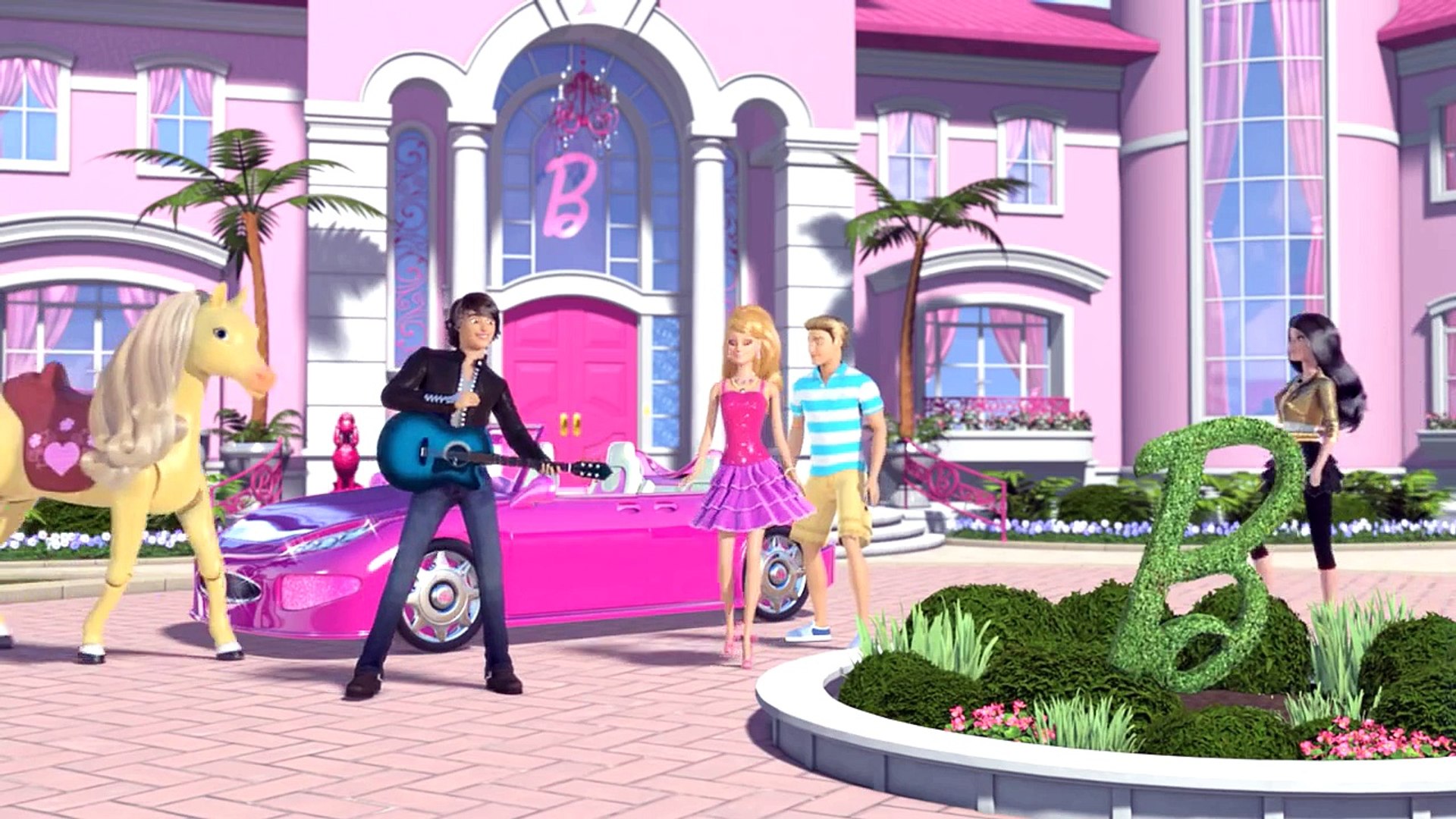 Barbie life in the store dream house in english