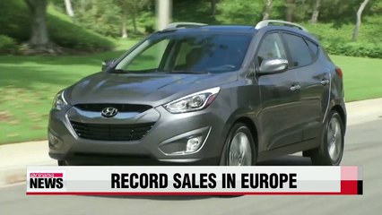 Hyundai Motor's Europe sales hit record monthly high in Sept.