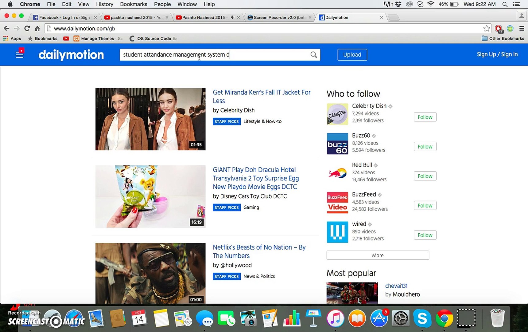 ⁣How to Share Dailymotion Video on Facebook Page 2015