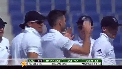 Very Funny Dismissal of Shaan Masood By Anderson