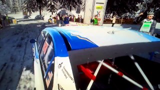 WRC 4 SP first time on snow Sweden Rallye