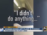 Woman kicked off plane in Phoenix