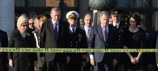 Erdoğan, katliamın 4. gününde patlamanın olduğu yerde