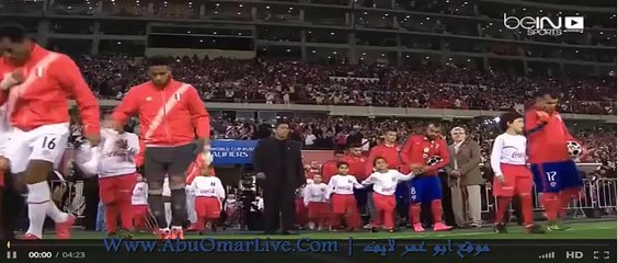 تصفيات كاس العالم - امريكا الجنوبيه  تشيلي 4 - 3 البيرو | 14 اكتوبر 2015