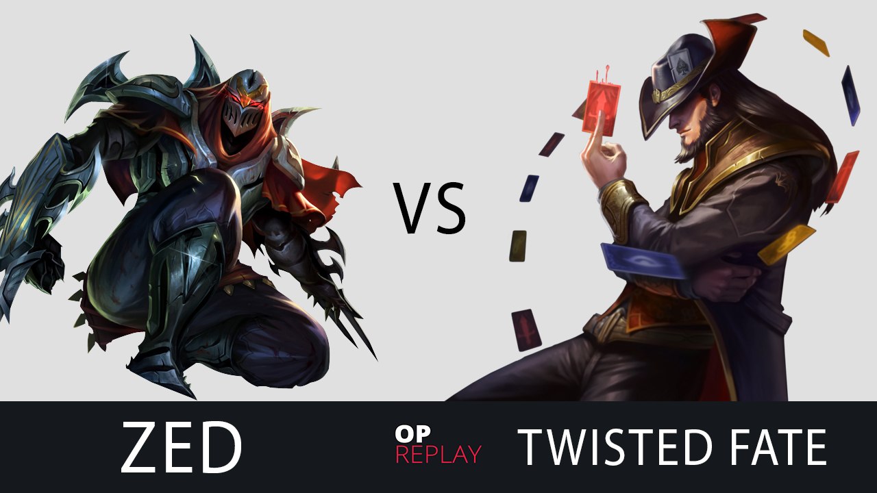 Zed vs Twisted Fate - Dopa KR LOL Challenger 968LP