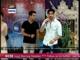 Agha Ali sings Ali Zafar's song in 'Good Morning Pakistan' - ARY Digital