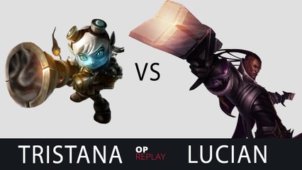 Tristana vs Lucian - SKT T1 Bang EUW LOL Master 260LP