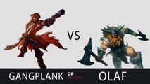 Gangplank vs Olaf - SKT T1 Faker EUW LOL Master