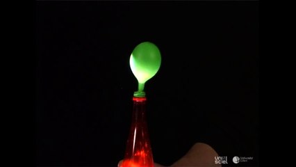 Gonfler un ballon avec de l'eau gazeuse