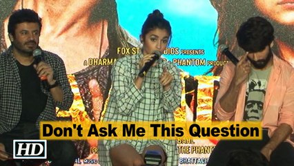Angry Alia Bhatt Says Dont Ask Me This Question Alia Gets Irritated