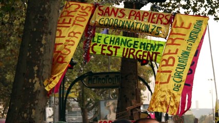 Manifestation soutien aux réfugiés - NPA