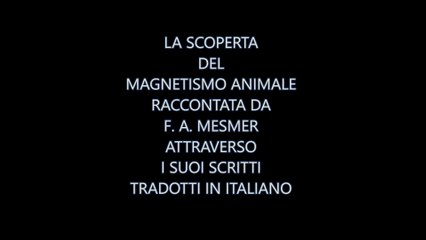 Mesmer e il Magnetismo Animale in Italiano