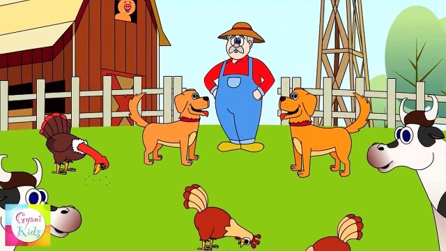 Old MacDonald Had a Farm Nursery Rhyme - Kids Animation Rhymes Songs