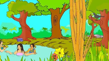 Crow and Snake - Panchatantra Story in Malayalam 🐦🐍 | Educational Cartoon for Kids