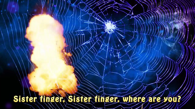 Finger Family Spider Halloween Monster | Funny Finger Song Animals Bugs Nursery Rhyme for