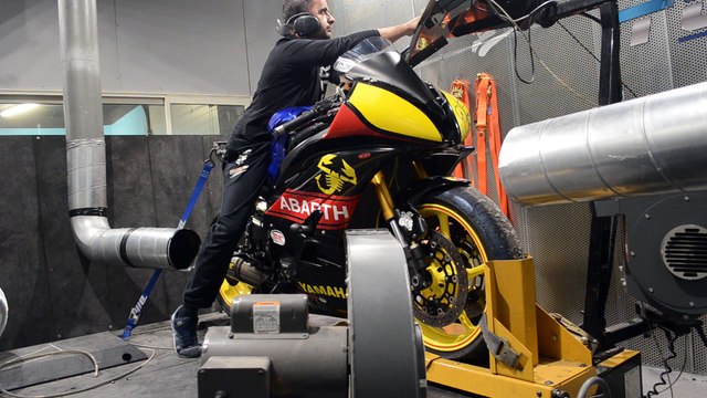 PASSAGE AU BANC TCP RACING R6 2007