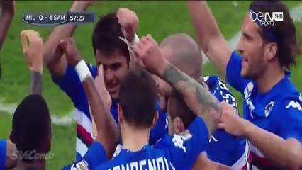 Milan - Sampdoria risultato finale: 1-1 gol Serie A