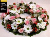 flower wreath ideas | Funeral Flower Arrangements pictures