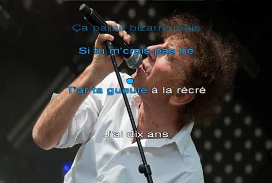 Alain Souchon J'ai Dix Ans Karaoké Joseph BULLA