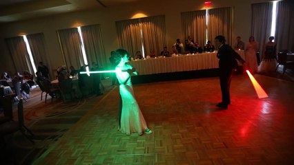 Newlyweds Use The Force, Have Lightsaber Battle Instead Of First Dance At Wedding