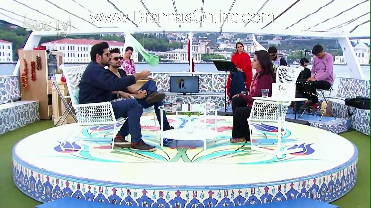 Hamza Abbasi and Humayun Saaed at Sunrise from...