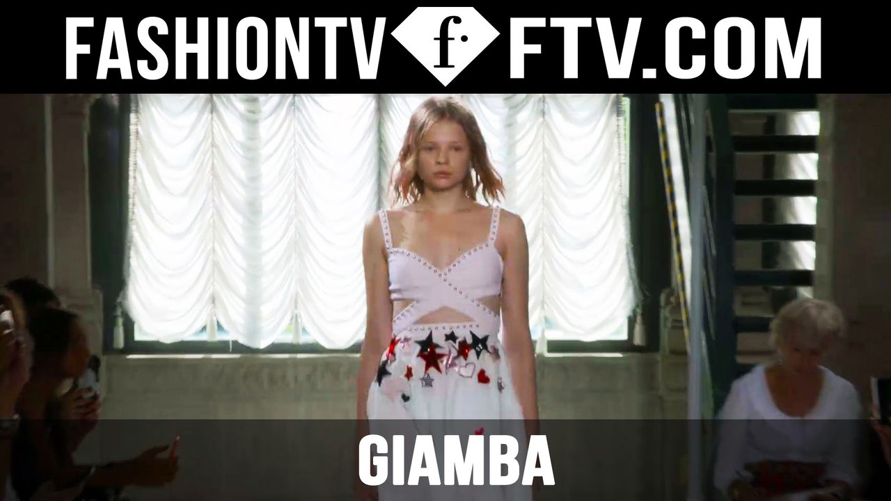 First Look! Giamba Spring 2016 Milan Fashion Week | MFW | FTV.com