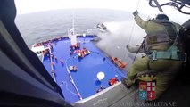 Naufragio Norman Atlantic: il salvataggio dei naufraghi da parte della Marina Militare