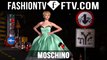 First Look! Moschino Spring 2016 Milan Fashion Week | MFW | FTV.com