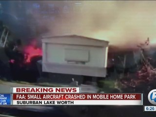 FAA: Small aircraft crashed in mobile home park