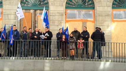 Manifestation de policiers