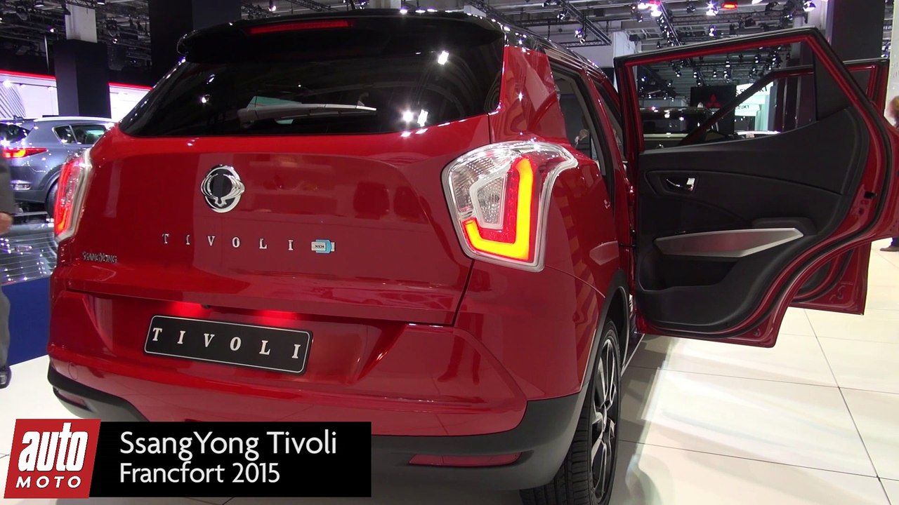 Ssangyong Tivoli : le crossover coréen présenté à Francfort en version diesel [VIDEO]
