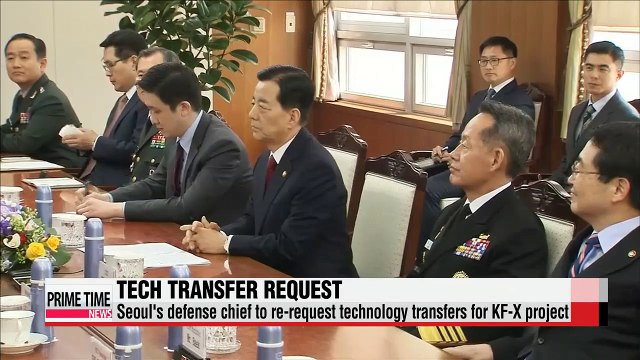 Defense minister to request KF-X technology transfer from U.S.