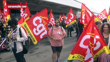 Manif aéroport de Poretta :  400 personnes mobilisées pour l'emploi